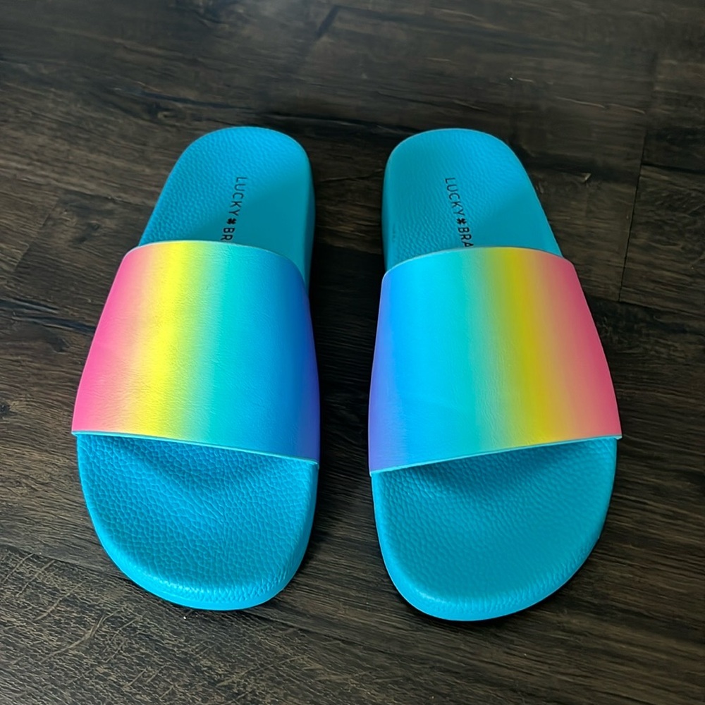 LUCKY brand pride ombre slide women’s size 8